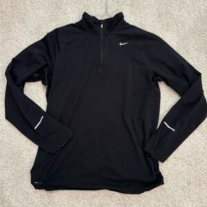 Nike 1/4 Zip.  Size M. Black